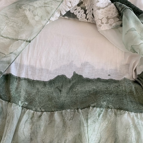 Crochet Green & Off White Top - Picture 4 of 6